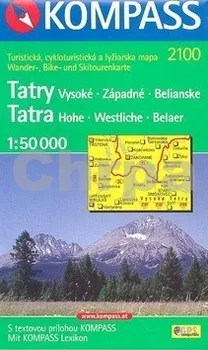 Tatry Vysoké, Západné, Belianské 1:50 000