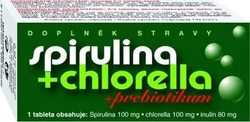 Superpotravina Narurvita Spirulina + Chlorella + Prebiotikum tbl.90