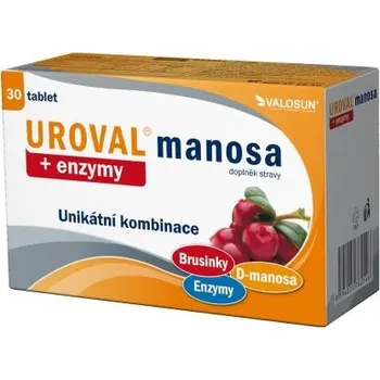 Valosun Uroval Manosa + enzymy 30 tbl.