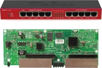 Routerboard Mikrotik RB2011iL-IN 5x Gbit LAN, 5x 100 Mbit LAN, case, L4