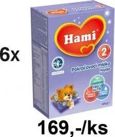 Hami 2 Hajaja kojenecké mléko 6 x 500g