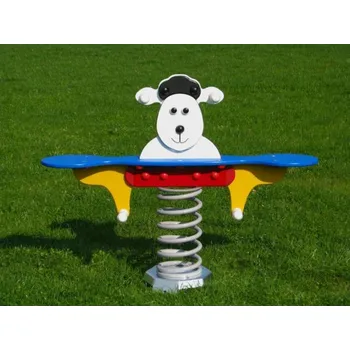 Hra na zahradu Monkey's Home Dvousedadlová pružinová houpačka