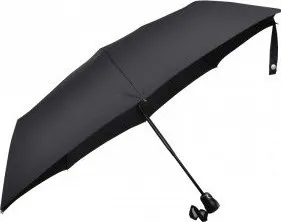 Deštník Bugatti Pánský skládací plně automatický deštník Gran Turismo - černý 74663001BU