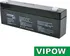 Trakční baterie Baterie olověná 12V/ 2.2Ah VIPOW bezúdržbový akumulátor