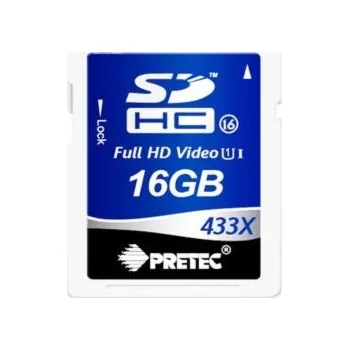 Paměťová karta Pretec SDHC UHS-I 433x 60/35MB/s 16GB class 16