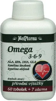 Přírodní produkt MedPharma Omega 3-6-9 67 tob.