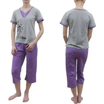 Dámské pyžamo Pyžamo dámské krátký rukáv 3/4 kalhoty