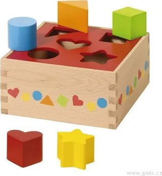 Dřevěná hračka Vkládačka ze dřeva, základní tvary
