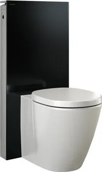 Geberit Monolith - Modul pro stojící wc, černé sklo/hliník 131.003.SJ.1