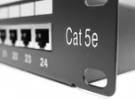 Netrack patchpanel 19'' 24-port kat. 5e…