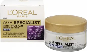 L'Oréal Age Specialist 55+ noční krém proti vráskám 50 ml