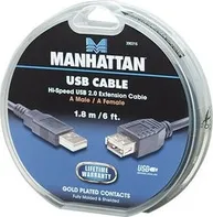Manhattan Hi-Speed USB Extension Cable A-A M/F 1.8m Black