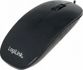 Myš LogiLink optická plochá myš černá