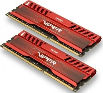Operační paměť Patriot 16GB (2x8GB) ViperX 3RD DDR3 1600MHz CL9 1.5V, červený chladič, XMP 1.3