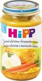 HIPP MENU BIO zelenina s krocaním masem 220g CZ6813