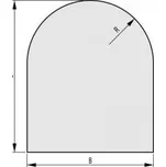 Haas + Sohn forma C 1200 x 1000 mm sklo…