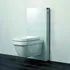 Geberit Monolith - Modul pro závěsné wc, bílé sklo/hliník 131.022.SI.1