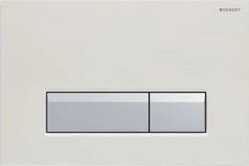 Ovládací tlačítko pro splachování Geberit Sigma40 - Ovládací tlačítko SIGMA40 s integrovaným odsáváním zápachu, bílá 115.600.SI.1