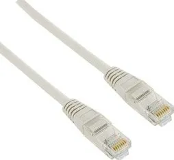 Síťový kabel 4World Síťový kabel RJ45, s krytkou, Cat. 5e UTP, 3m, Šedý