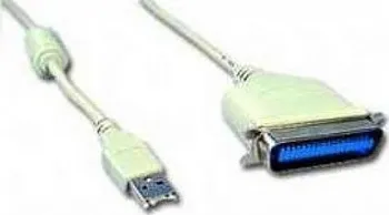 Datový kabel Gembird adaptér LPT/Bitronics (C36M) na USB (A) 1,8m