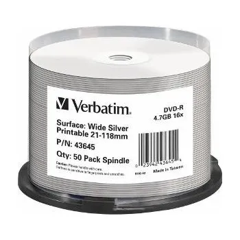 Optické médium Verbatim DVD-R spindle 50 4,7GB 16x