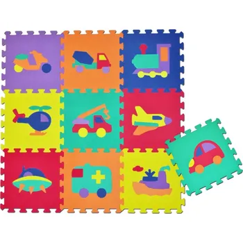 Teddies Pěnové puzzle dopravní prostředky 10 dílků Teddies Pěnové puzzle dopravní prostředky 10 dílků