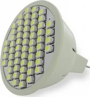 Žárovka Whitenergy LED žárovka GU5.3 60 SMD 3528 3W 12V| teplá bílá reflektorová 03921