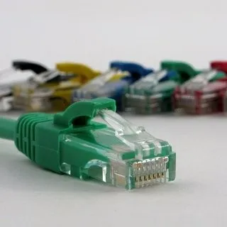 Síťový kabel Netrack patch kabel cat.5e RJ45 20m zelený