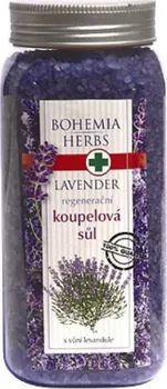 BC Bohemia Herbs Lavender regenerační koupelová sůl s vůní levandule 900 g 
