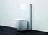 Geberit Monolith - Modul pro stojící wc, bílé sklo/hliník 131.002.SI.1