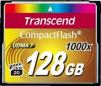 Paměťová karta Transcend CompactFlash 1000x 128 GB (TS128GCF1000)