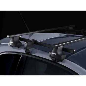 Nosič lyží Nosič Thule 754 černé tyče + adaptér 774 - nezamykací