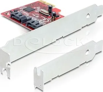 Delock karta PCI Express -> 2x interní SATA III (6Gb/s)