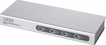 KVM přepínač ATEN CS74E 4-Port PS/2 KVM Switch, 4x Cables (1.2m/1.8m, 50cm con.) Non-powered
