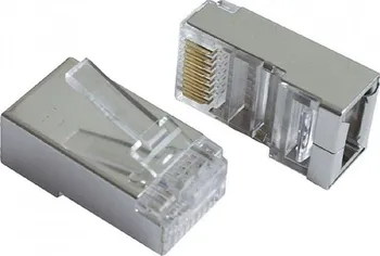 Síťový kabel Gembird Eth konektor RJ45 8p8c na FTP, SFTP kabel Cat 5e, licna, 100 ks