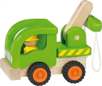 Dřevěná hračka Dřevěné odtahovací autíčko