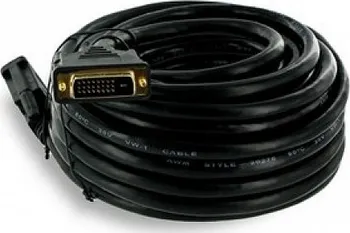 4World Kabel pro LCD DVI-D (24+1)- DVI-D (24+1) M/M, dual link, 4.5m