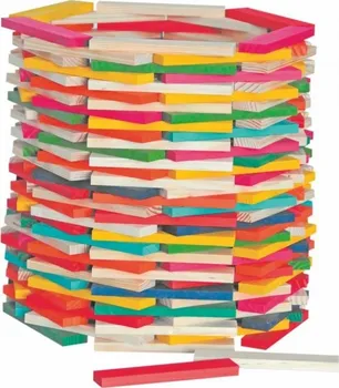 Dřevěná hračka Woody Simona Stavebnice přírodní barevná 200 ks
