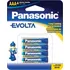 Článková baterie PANASONIC baterie AAA Evolta LR03