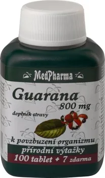 Přírodní produkt MedPharma Guarana 800 mg
