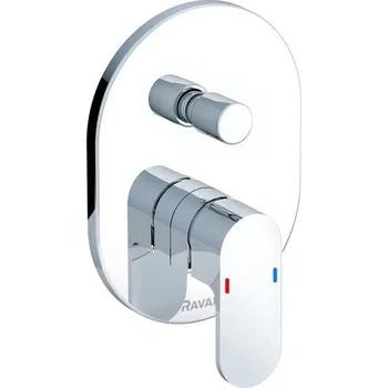 Vodovodní baterie CHROME podomítková baterie s přepínačem CR065.00