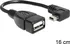 Datový kabel Delock adaptér USB mini samec 90'' > USB 2.0-A samice OTG 16 cm