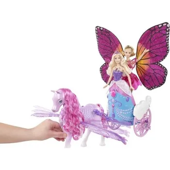 Panenka Barbie Pegas a létající kočár