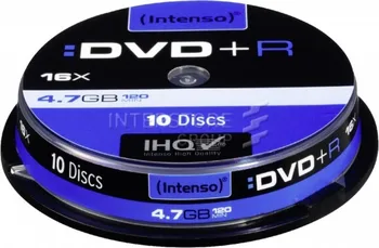 Optické médium Intenso DVD+R 10 ks (4101652)