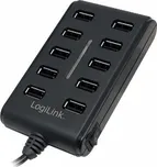 LOGILINK - 10-Port USB 2.0 Hub s…