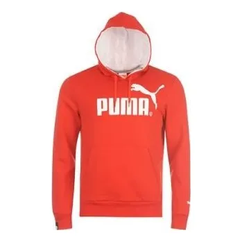 Pánská mikina Puma Logo Hoody Mens červená