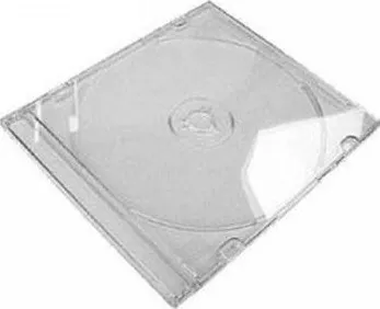 Optické médium NN box:1 CD slim box + tray čirý