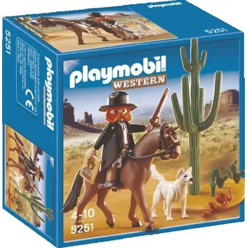 Stavebnice Playmobil Playmobil 5251 Šerif s koněm