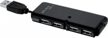 USB hub I-BOX Hub USB 2.0, 4 porty, černý