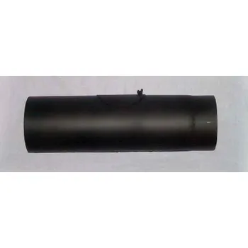 Kouřovod Trubka kouřovodu s čistícím otvorem 130mm/1000mm (1,5) černá